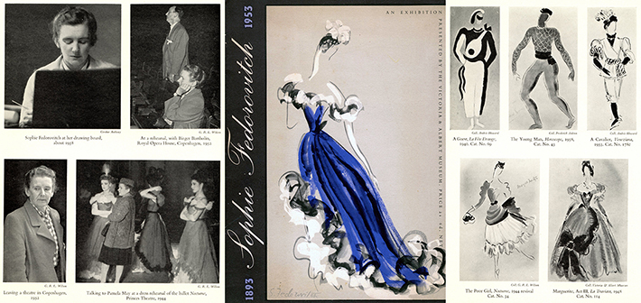 Обложка и страницы каталога выставки Софьи Федорович, организованной Музеем Виктории и Альберта. 1956 г.-2.jpg