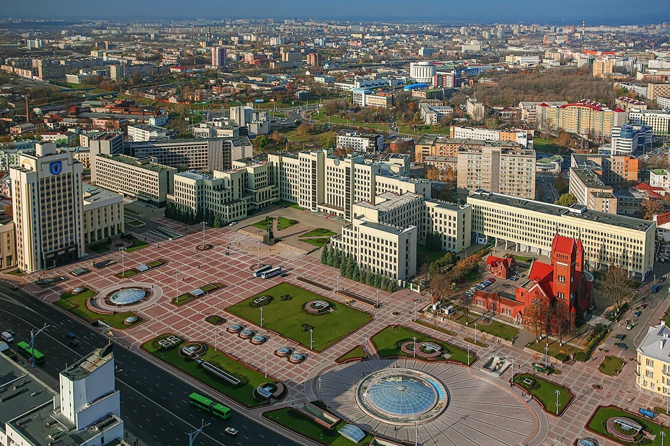Минск Беларусь центр центр города
