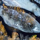 Как выглядит река на севере Беларуси с высоты птичьего полета