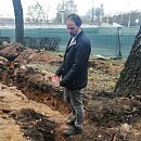 В Минске во время реконструкции парка нашли остатки бани, в которой мылся Янка Купала